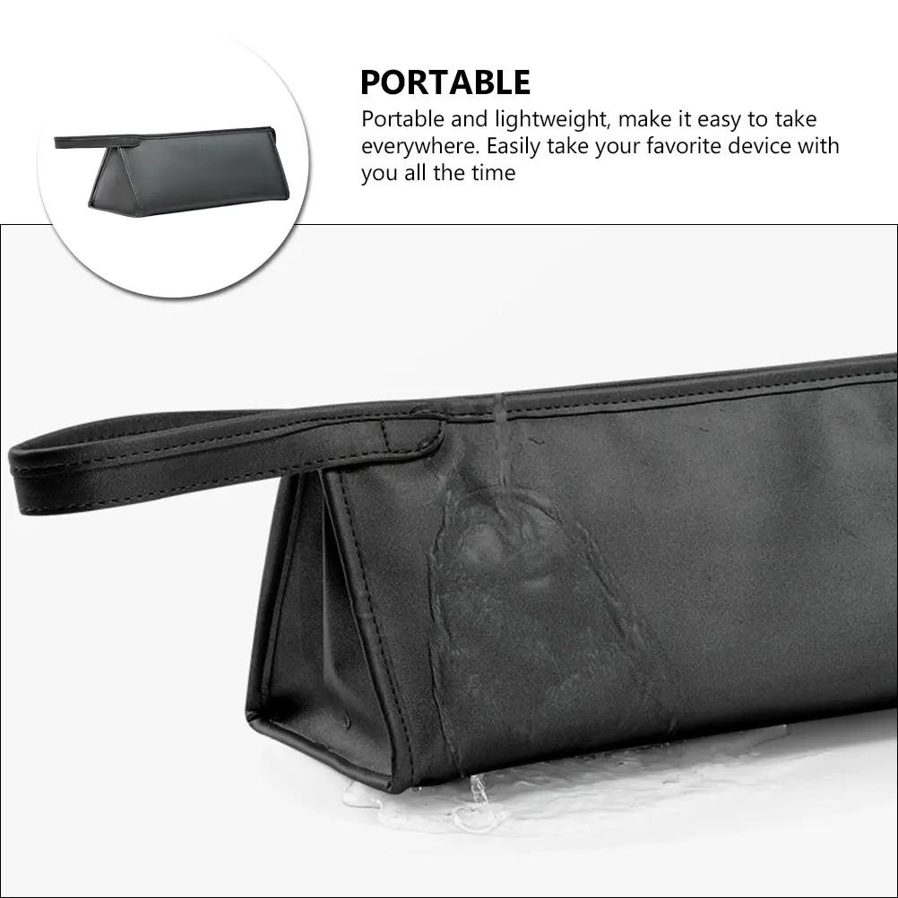 Portable Hair Dryer Travel Case Elegant PU Material Shockproof Hair Curler Carrying Bag Storage Organizer for Travel Trips 
Portable Hair Dryer Travel Case Elegant PU Material Shockproof Hair Curler Carrying Bag Storage Organizer for Travel Trips