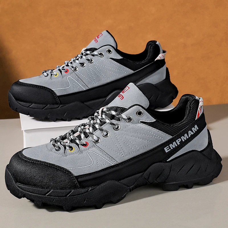 Новинка 2026, весенняя мужская походная обувь, универсальная и дышащая уличная треккинговая обувь, нескользящие прочные повседневные кроссовки
Новинка 2026, весенняя мужская походная обувь, универсальная и дышащая уличная треккинговая обувь, нескользящие прочные повседневные кроссовки