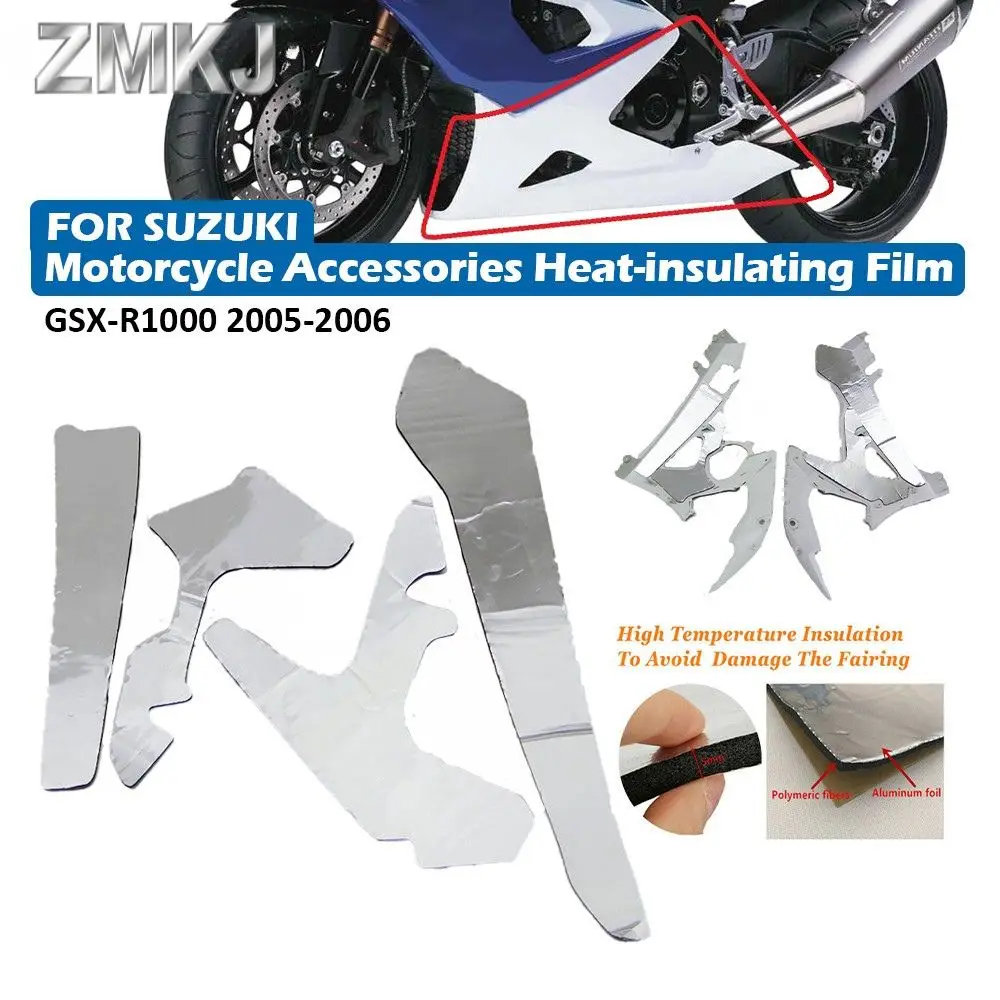For Suzuki GSXR1000 GSX-R1000 2005-2006 Heat Shield Fairing Melting Protection Pre-Cut Insulation Sponge Motorcycle Accessories
For Suzuki GSXR1000 GSX-R1000 2005-2006 Heat Shield Fairing Melting Protection Pre-Cut Insulation Sponge Motorcycle Accessories