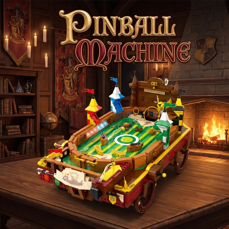 Pinball Machine Buildings Blocks With Motor Game Table Assembly Model Bricks Home Ornament Creative Toy Adults Gifts 2240PCS
Pinball Machine Buildings Blocks With Motor Game Table Assembly Model Bricks Home Ornament Creative Toy Adults Gifts 2240PCS