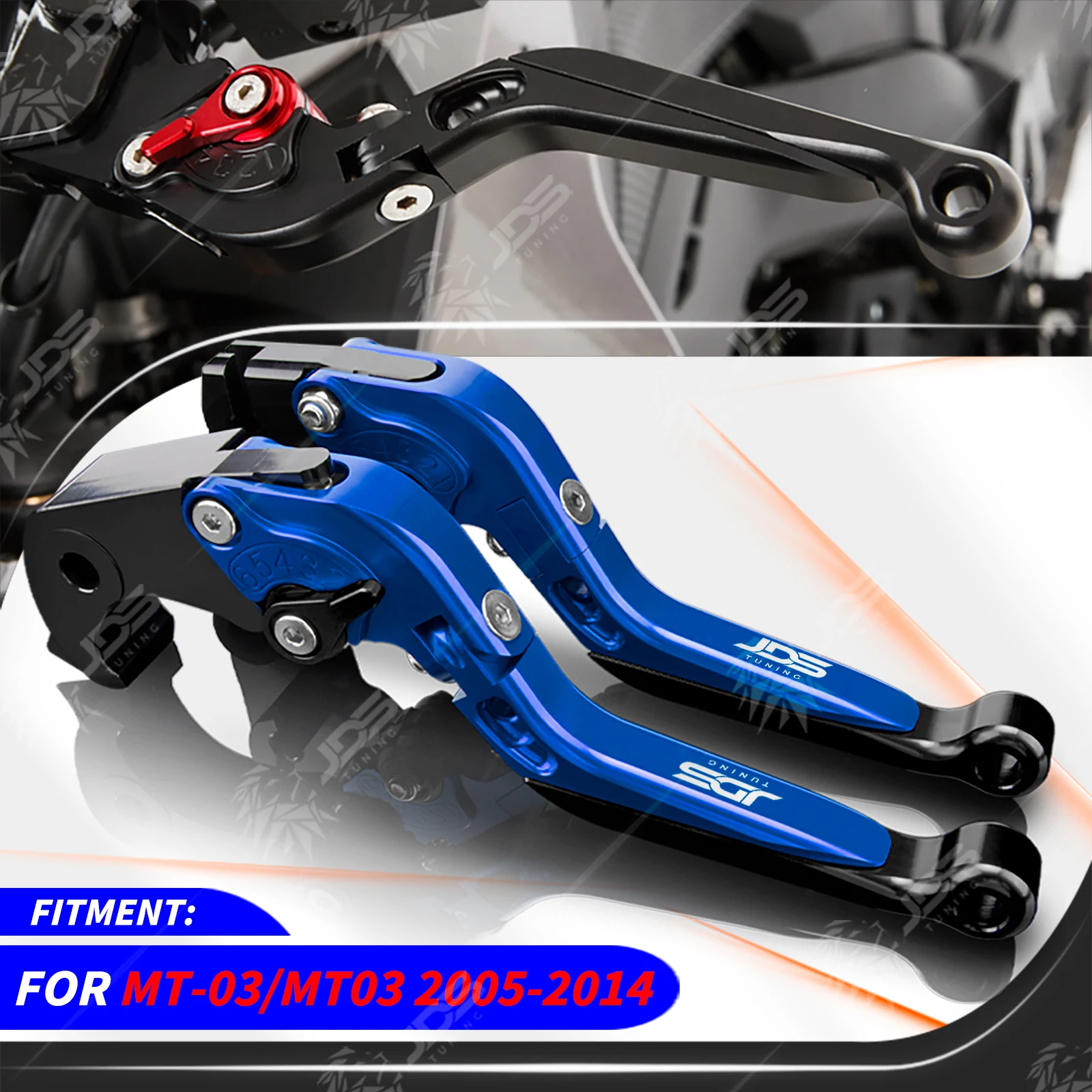 For Yamaha MT-03/MT03 2005-2014 Brake Lever Set Foldable Adjustable Handle Levers Motorcycle Accessories Parts
For Yamaha MT-03/MT03 2005-2014 Brake Lever Set Foldable Adjustable Handle Levers Motorcycle Accessories Parts