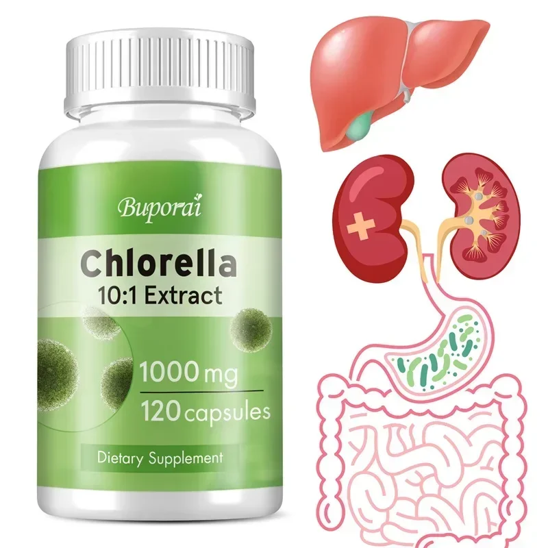 Chlorella Extract - Detoxifies, Eliminates Free Radicals, Improves Digestion, Supports Immune System HealthSupplements
Chlorella Extract - Detoxifies, Eliminates Free Radicals, Improves Digestion, Supports Immune System HealthSupplements