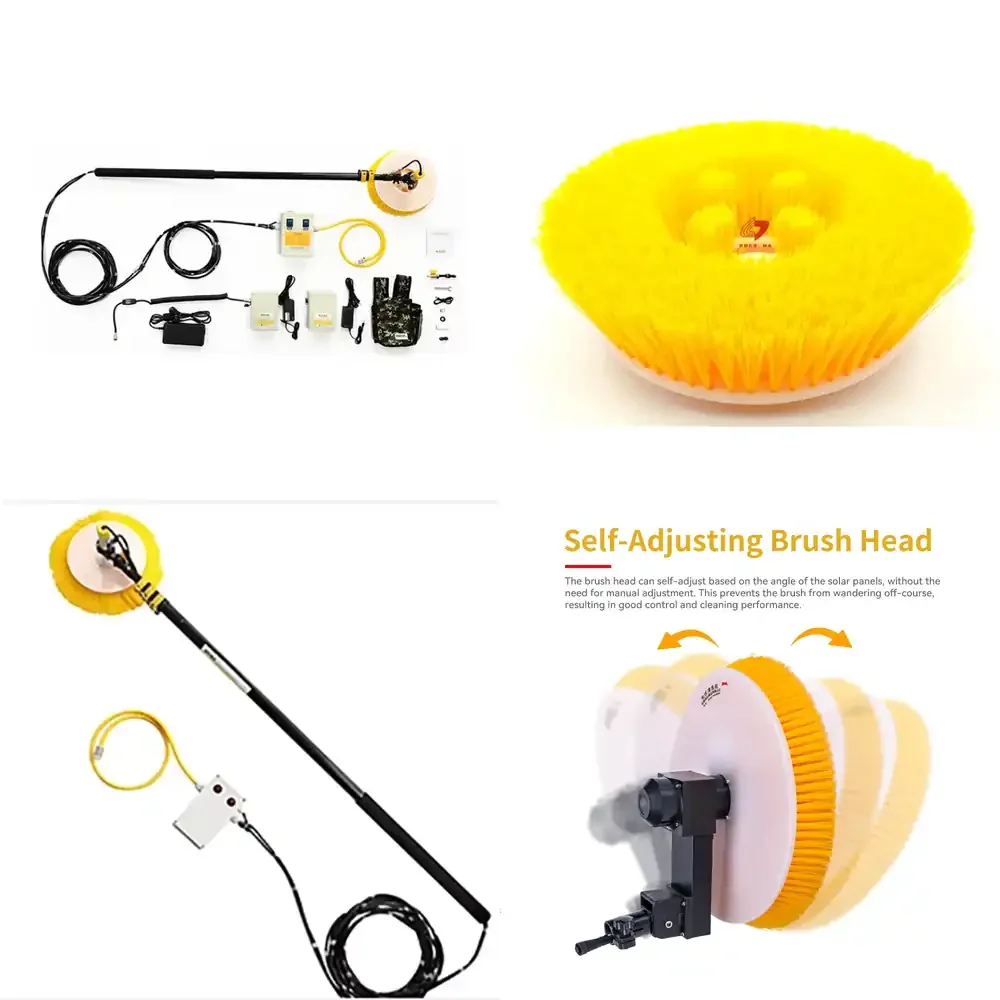Zhenda Handheld Telescopic Pole Solar Panel Cleaning Brushand Single Head Electric Brush
Zhenda Handheld Telescopic Pole Solar Panel Cleaning Brushand Single Head Electric Brush