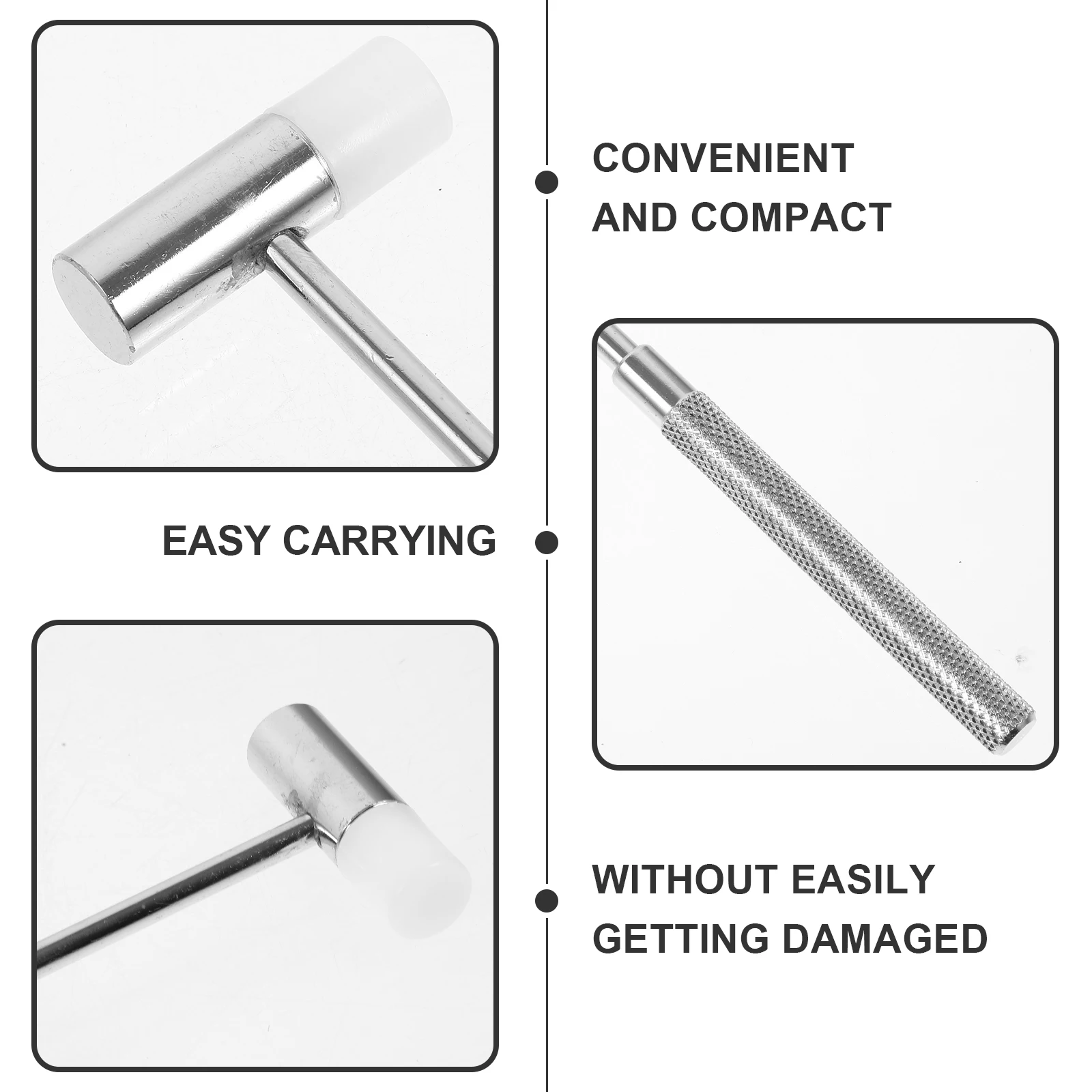 4pcs Mini Mallet Hammer Set Small Watch Repair Tools Tiny Jewelry Craft Metal White H Multifunction Portable 
4pcs Mini Mallet Hammer Set Small Watch Repair Tools Tiny Jewelry Craft Metal White H Multifunction Portable