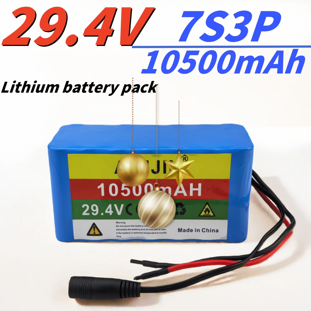 Аккумуляторная батарея 29.4В 10500мАч для электродвигателя инвалидной коляски, 24В 10.5Ач, 7S3P, перезаряжаемые элементы 18650
Аккумуляторная батарея 29.4В 10500мАч для электродвигателя инвалидной коляски, 24В 10.5Ач, 7S3P, перезаряжаемые элементы 18650