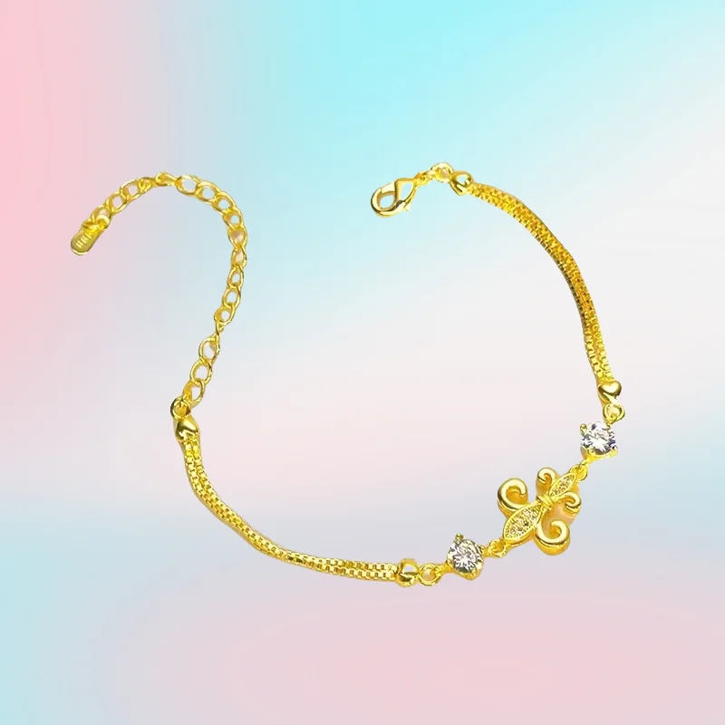 NEW 9999 Real Gold 24K Light Luxury Micro-set Bracelet Women's Niche Premium Micro-set Diamond Starlight Gold Bracelet
NEW 9999 Real Gold 24K Light Luxury Micro-set Bracelet Women's Niche Premium Micro-set Diamond Starlight Gold Bracelet