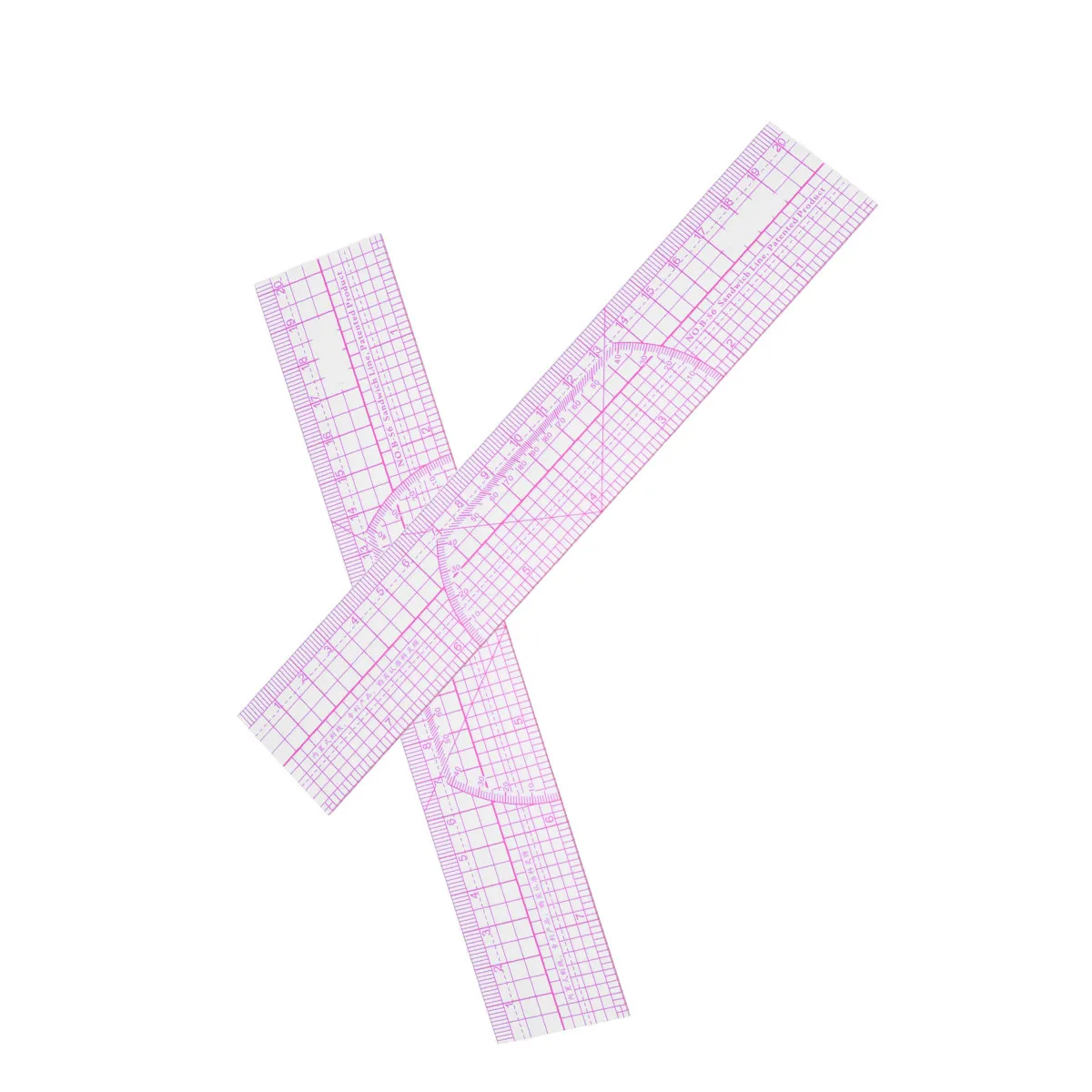 Multifunction Design Ruler Premium Plastic Precision Scale Measuring Tool for Architecture Art Drafting Engineering School