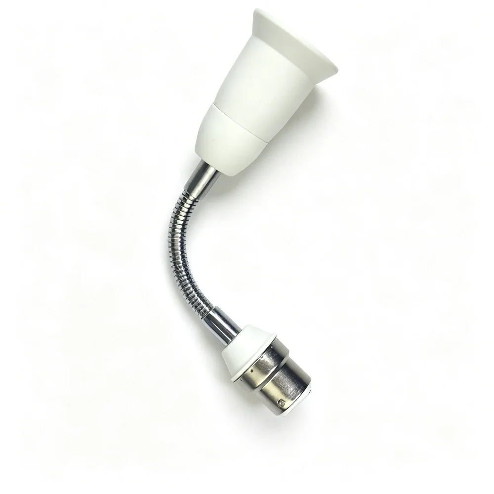 B22 to E27 360d adjustable Flame Retardant PBT 10CM Extension LED Lamp base Bulb Socket extender adapter Light Holder Converter
B22 to E27 360d adjustable Flame Retardant PBT 10CM Extension LED Lamp base Bulb Socket extender adapter Light Holder Converter