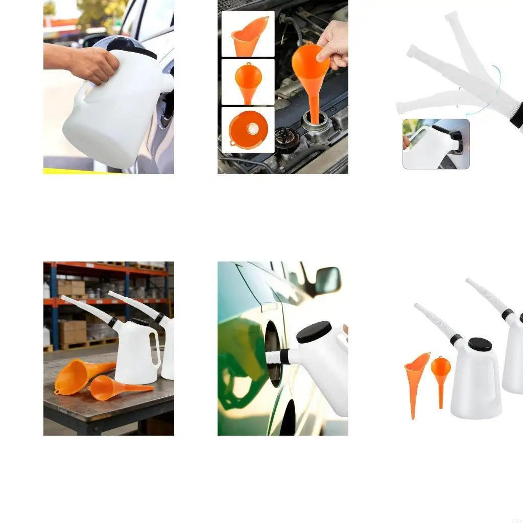 Oil Dispensing Canister with Flexible Long Nozzle, 5L Engine Oil Filling Container for Vehicle Maintenance, Plastic Pouring
Oil Dispensing Canister with Flexible Long Nozzle, 5L Engine Oil Filling Container for Vehicle Maintenance, Plastic Pouring