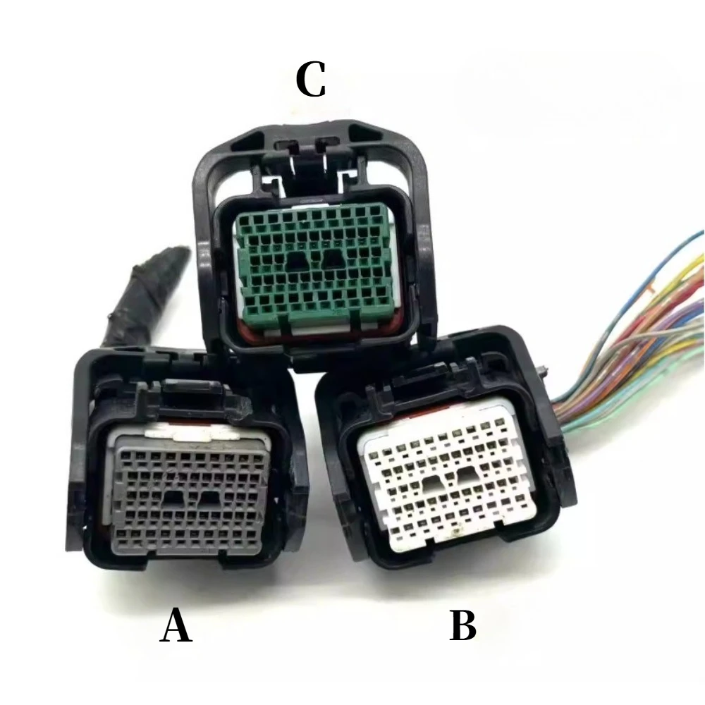 44Pin ECU Wiring Harness Connector Plug A+B+C Set Grey White Green FOR Honda Accord Civic CRV Fit Odyssey Pilot 2005-2014
44Pin ECU Wiring Harness Connector Plug A+B+C Set Grey White Green FOR Honda Accord Civic CRV Fit Odyssey Pilot 2005-2014