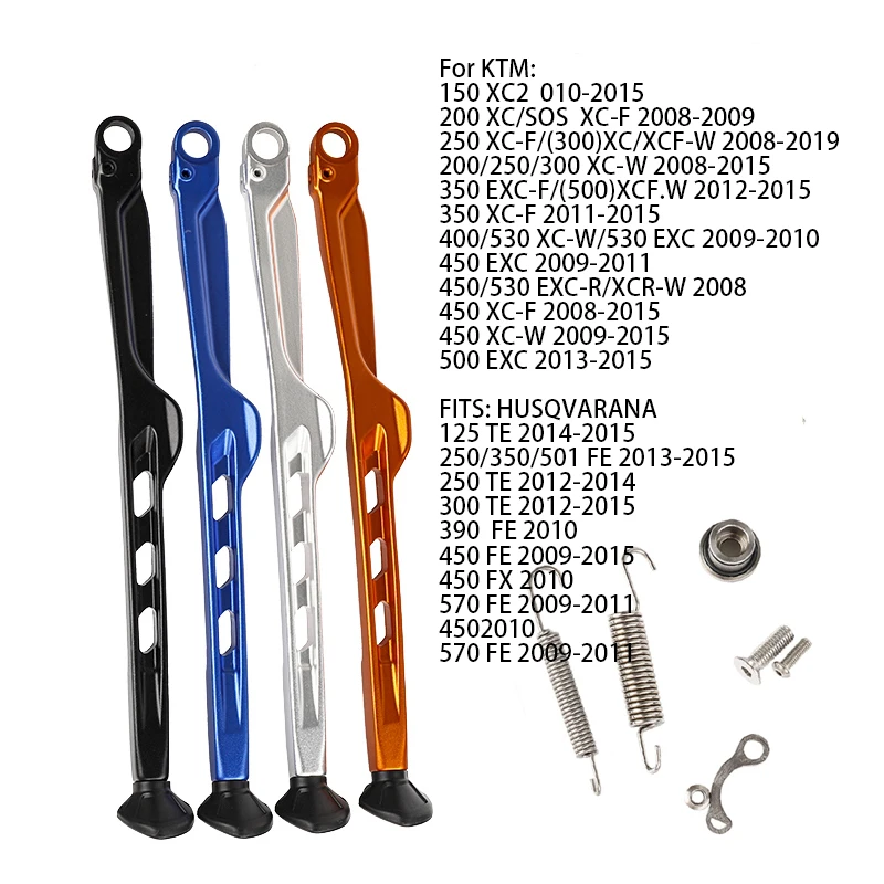 Подставка боковая и пружинный комплект для мотоцикла KTM Husqvarna XC XCW XCF XCFW EXC EXCF 150-450 500 TE FE 530-2008
Подставка боковая и пружинный комплект для мотоцикла KTM Husqvarna XC XCW XCF XCFW EXC EXCF 150-450 500 TE FE 530-2008