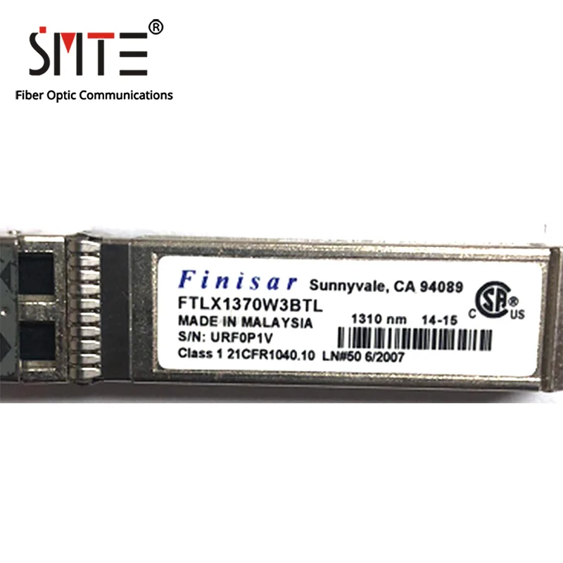 Finisar FTLX1370W3BCL OPT TXRX 1310NM 10GB SFP+ LC Single-Mode Optical Fiber Transceiver Original
Finisar FTLX1370W3BCL OPT TXRX 1310NM 10GB SFP+ LC Single-Mode Optical Fiber Transceiver Original