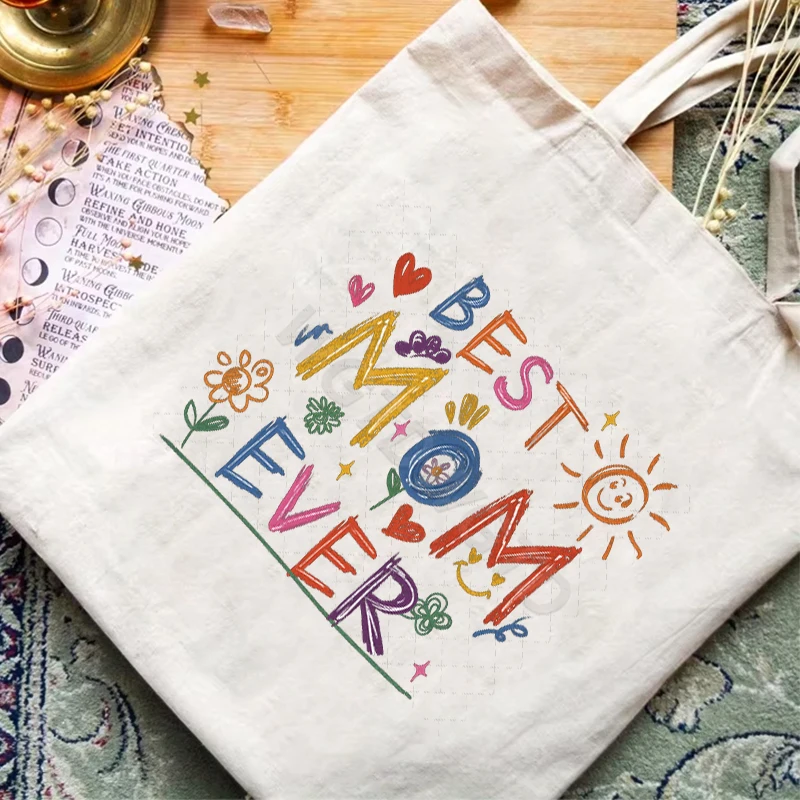 Best Mom Ever Printed Women's Canvas Single Shoulder Handbag Vintage Cartoon Flower Mama Shopping Bag Mom Gifts Zipper Tote Bags
Best Mom Ever Printed Women's Canvas Single Shoulder Handbag Vintage Cartoon Flower Mama Shopping Bag Mom Gifts Zipper Tote Bags