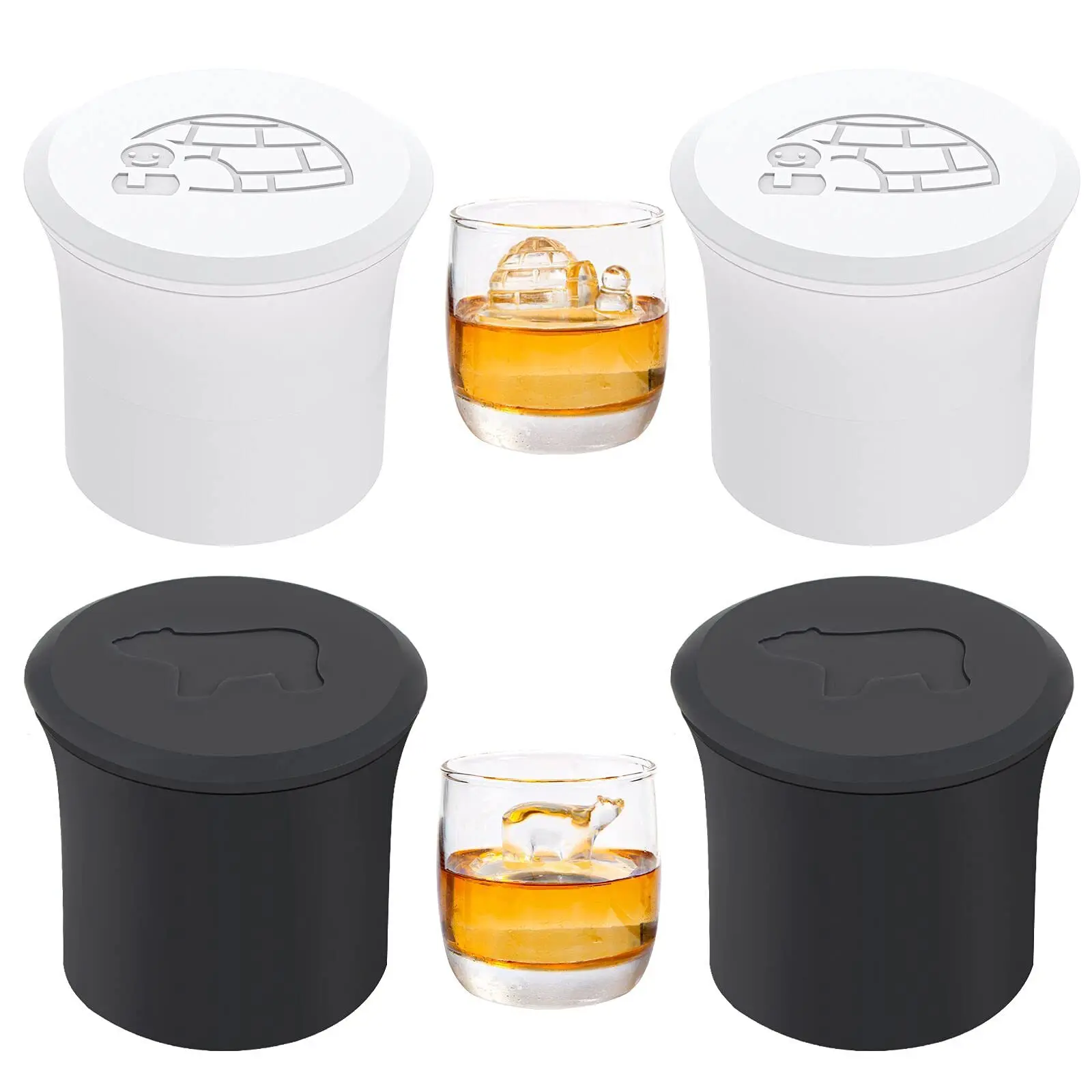 3D Cute Polar Bear Silicone Ice Cube Mold Ice making bucket Ice Cube Trays For Whiskey Cocktail Ice Cube Maker Chocolate Mould
3D Cute Polar Bear Silicone Ice Cube Mold Ice making bucket Ice Cube Trays For Whiskey Cocktail Ice Cube Maker Chocolate Mould