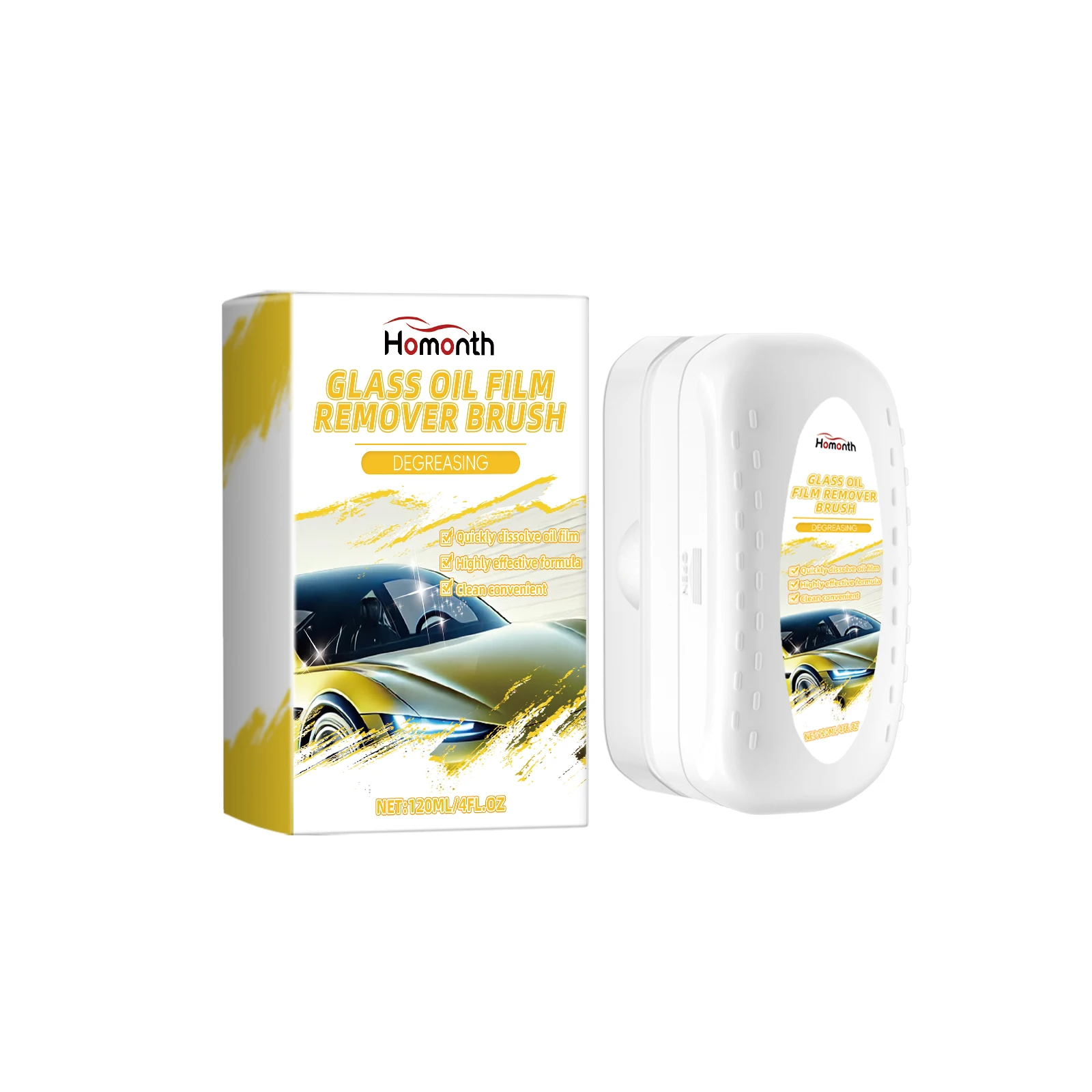 Car Glass Degreaser, Car Glass Degreaser Decontamination Waterproof Window Rainproof Cleaning Brush
Car Glass Degreaser, Car Glass Degreaser Decontamination Waterproof Window Rainproof Cleaning Brush