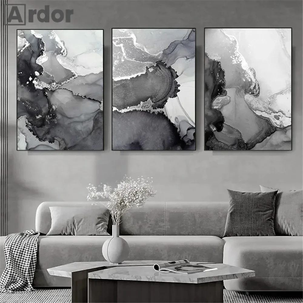 Modern Gray Black and White Marble Canvas Painting Wall Art Print Abstract Posters and Prints Nordic Wall Pictures Bedroom Decor
Modern Gray Black and White Marble Canvas Painting Wall Art Print Abstract Posters and Prints Nordic Wall Pictures Bedroom Decor