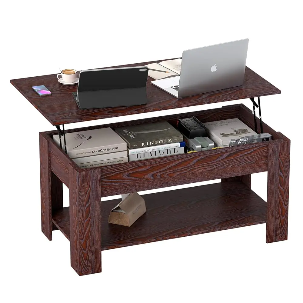 39 inch Lift Top Coffee Table with Hidden Storage Compartment & Lower Shelf,Coffee Table with Lift Top for Living Room,Home
39 inch Lift Top Coffee Table with Hidden Storage Compartment & Lower Shelf,Coffee Table with Lift Top for Living Room,Home