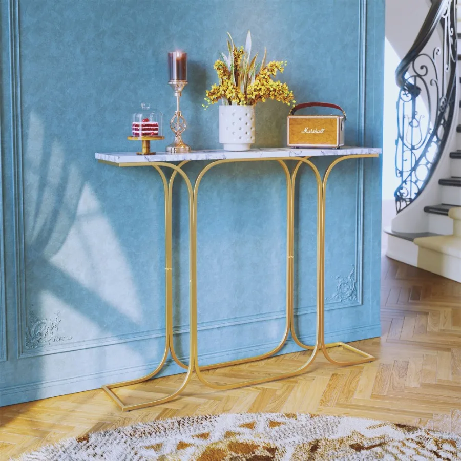 Console Table Narrow Sofa Table with Stable Metal Legs Entrance Table Home Dr Behind The Couch Table Modern Foyer Table for Liv
Console Table Narrow Sofa Table with Stable Metal Legs Entrance Table Home Dr Behind The Couch Table Modern Foyer Table for Liv