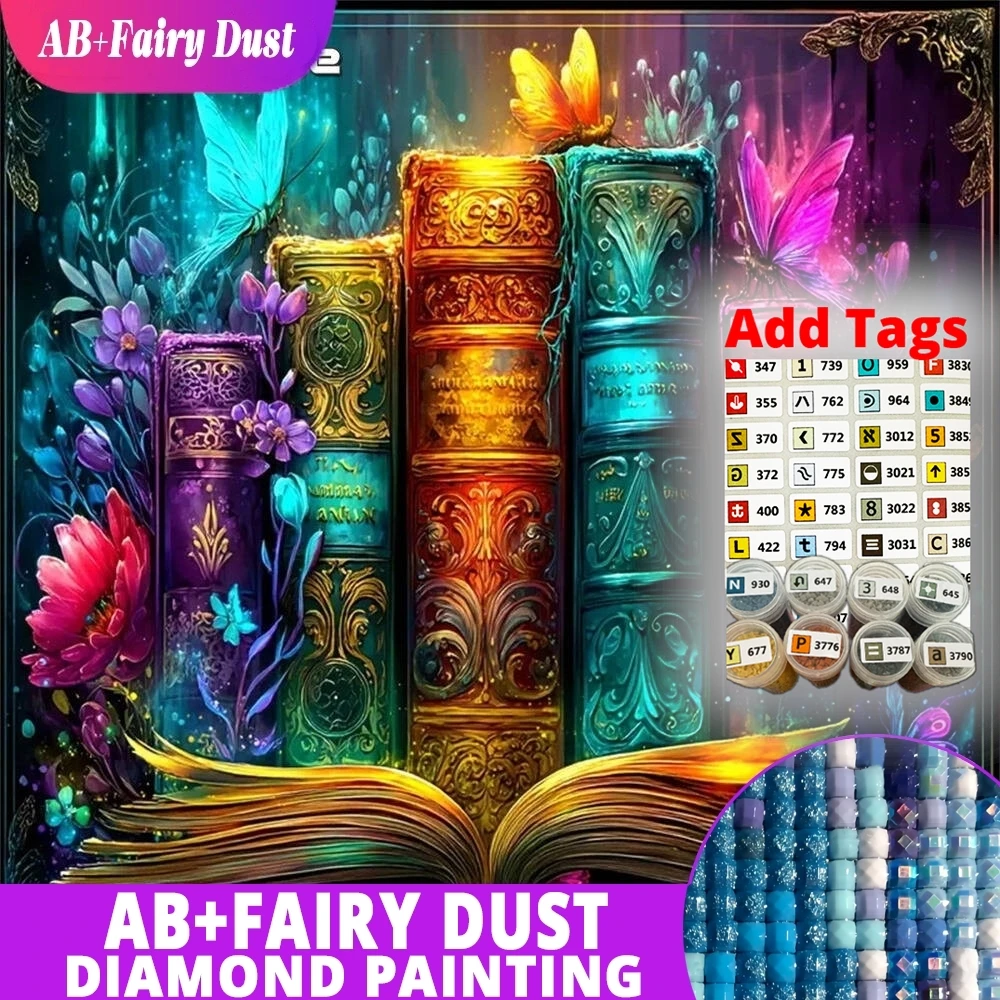 AB Fairy Dust DMC stickers Book Diamond Painting Landscape Abstract Pattern For Adults Beginners Embroidery Butterfly DIY Mosaic
AB Fairy Dust DMC stickers Book Diamond Painting Landscape Abstract Pattern For Adults Beginners Embroidery Butterfly DIY Mosaic
