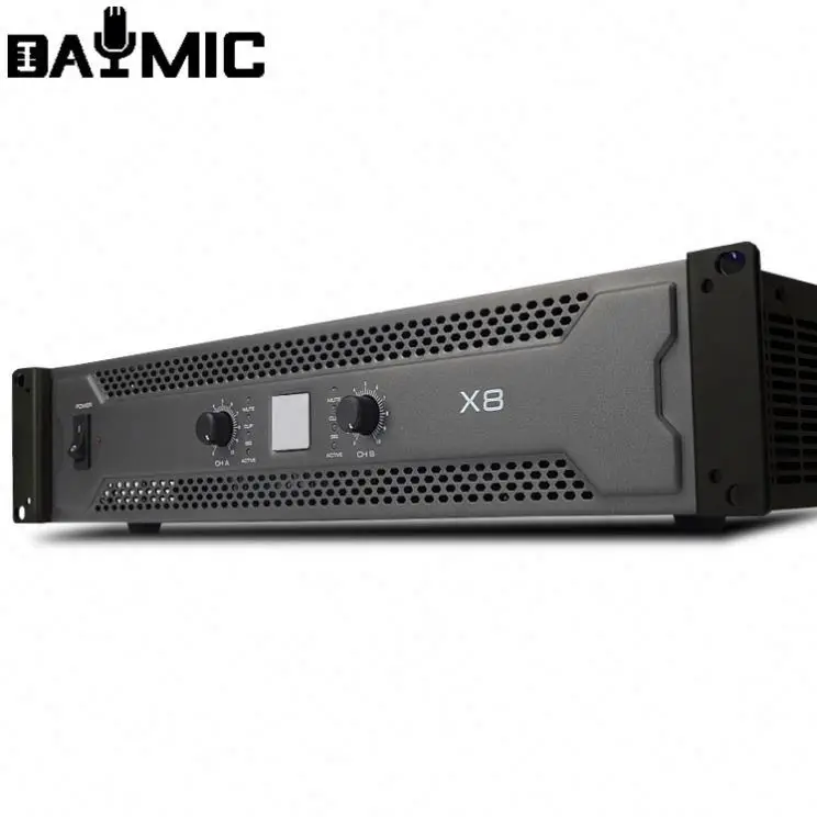 Aoshen X series X4/X6/X8 professional pure rear power amplifier high power karaoke stage performance various activities
Aoshen X series X4/X6/X8 professional pure rear power amplifier high power karaoke stage performance various activities