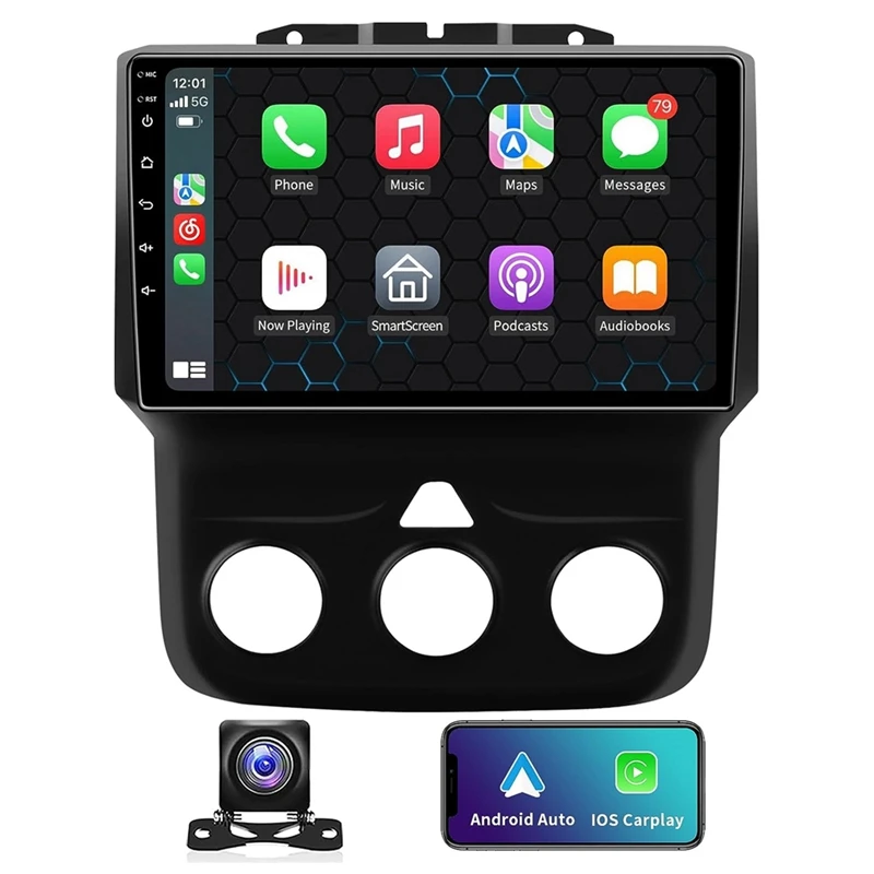 For Dodge RAM 1500 2500 3500 2013-2018 Car Stereo, 2+32G Android 12 9Inch Touch Screen Radio Carplay Android Auto Camera Parts
For Dodge RAM 1500 2500 3500 2013-2018 Car Stereo, 2+32G Android 12 9Inch Touch Screen Radio Carplay Android Auto Camera Parts