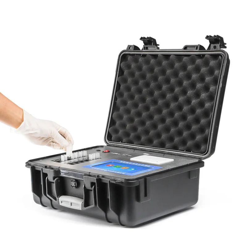 Portable Electronic Multichannel Pesticide Residue Detector Agricultural Products Testing Instrument
Portable Electronic Multichannel Pesticide Residue Detector Agricultural Products Testing Instrument