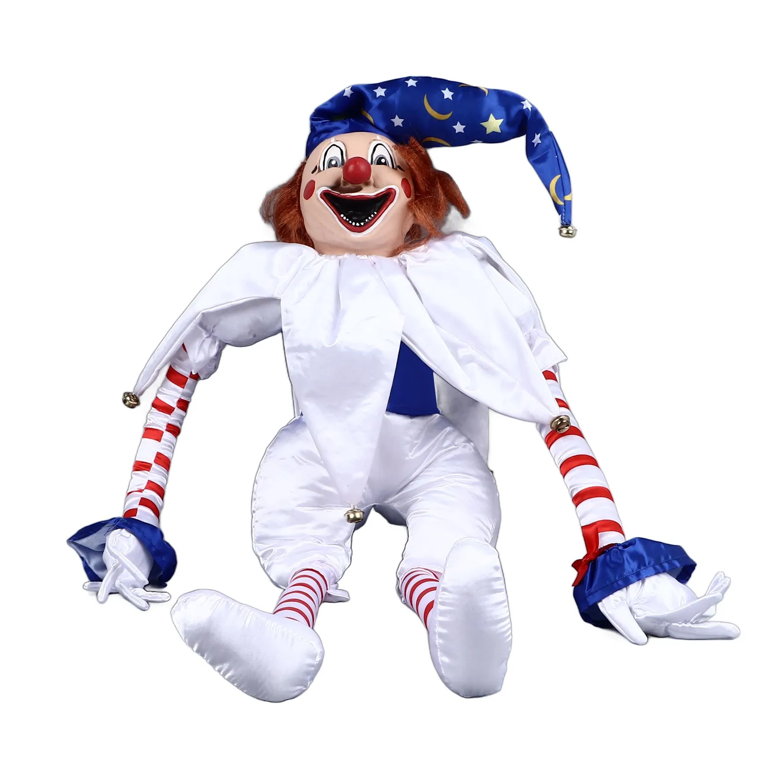 Halloween Clown Doll Eerie Clown Doll Decoration Hanging Scary Clown Ornament for Horror Themed Activities Scary Clown Doll
Halloween Clown Doll Eerie Clown Doll Decoration Hanging Scary Clown Ornament for Horror Themed Activities Scary Clown Doll
