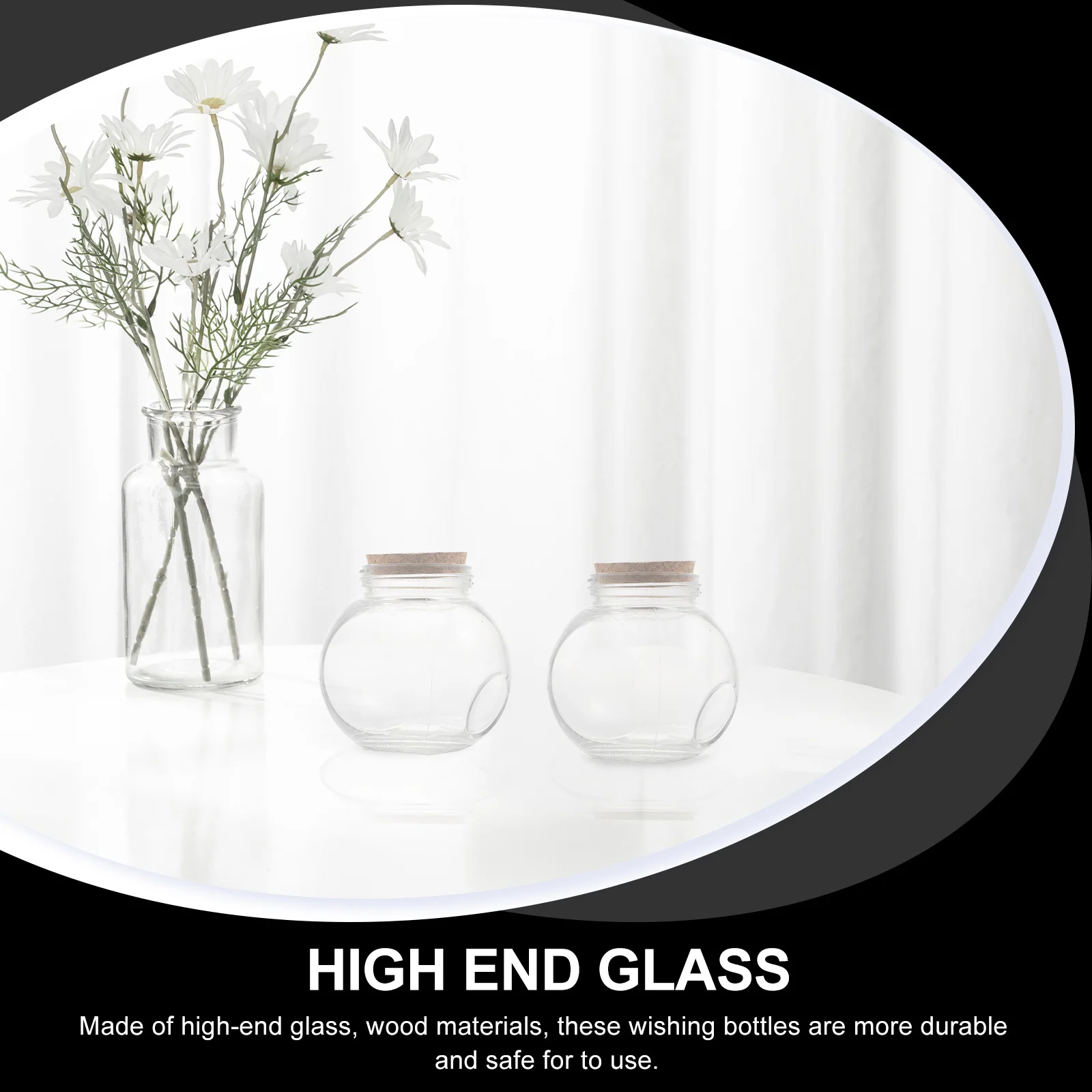 Glass Wishing Bottle With Wooden Cork Stopper Diy Storage Decor Empty Transparent Jar For Perfume Essential Oil Herbs Lucky Gift
Glass Wishing Bottle With Wooden Cork Stopper Diy Storage Decor Empty Transparent Jar For Perfume Essential Oil Herbs Lucky Gift