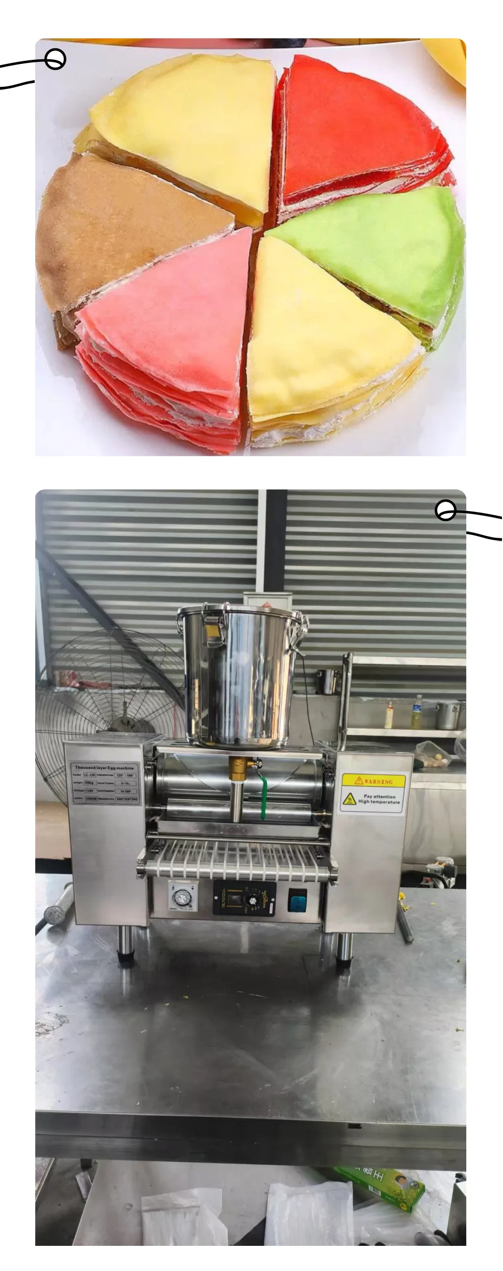14 Inch Commercial Automatic Mini Mille Crepe Wrapper Cake Machine Thickness AdjustableThousand Layer Spring Roll Pancake Maker
14 Inch Commercial Automatic Mini Mille Crepe Wrapper Cake Machine Thickness AdjustableThousand Layer Spring Roll Pancake Maker