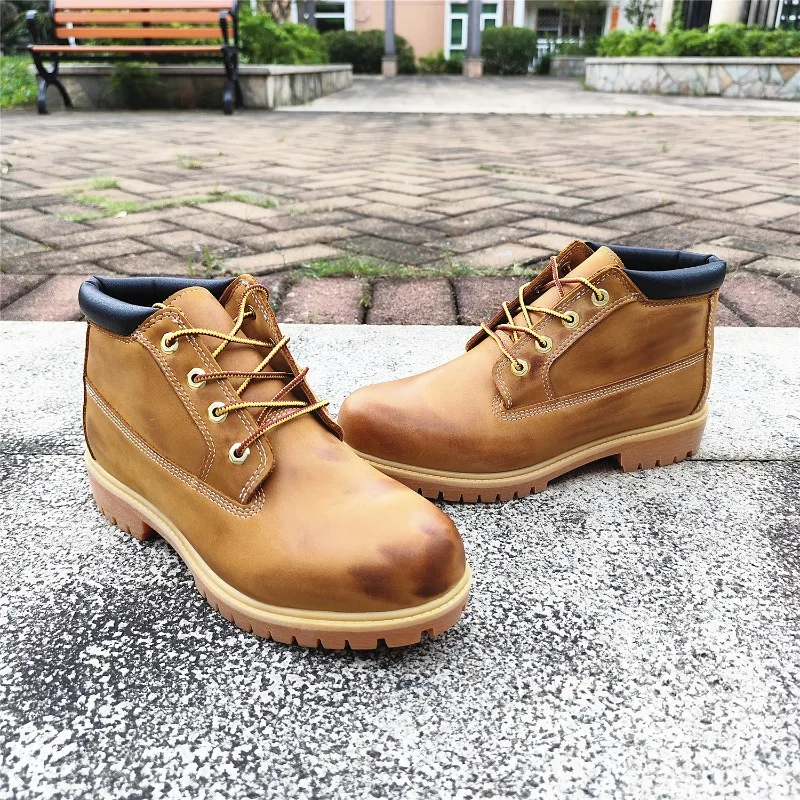 Handmade Vintage Shoes Men Work Boots Genuine Leather Lace-up Hiking Ankle Boots Outdoor Casual Women Motorcycle Boots
Handmade Vintage Shoes Men Work Boots Genuine Leather Lace-up Hiking Ankle Boots Outdoor Casual Women Motorcycle Boots