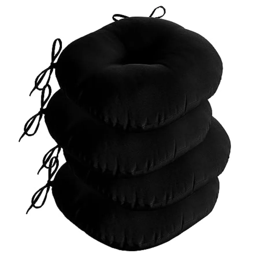 Bistro Chair Cushions for Patio Furniture Water-Resistant Round Outdoor Chair Cushions Set of 4 with Non-Slip Ties 15" x 15
Bistro Chair Cushions for Patio Furniture Water-Resistant Round Outdoor Chair Cushions Set of 4 with Non-Slip Ties 15" x 15