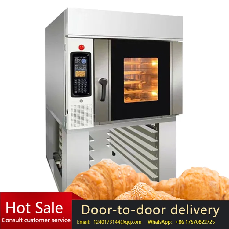 Hanbeter Full Series Commercial Bakery Equipment: 5/10/15/16/32/64 Tray Electric/Gas Rotating Baking Rotary Oven Line (25-75kg/h
Hanbeter Full Series Commercial Bakery Equipment: 5/10/15/16/32/64 Tray Electric/Gas Rotating Baking Rotary Oven Line (25-75kg/h