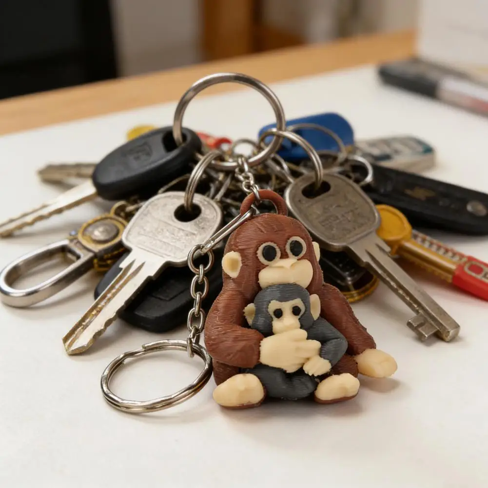 Monkey Keychain Decoration 3D Printed Baby Monkey Hanging toy,Cute Keys Backpack,best gift for friends family
Monkey Keychain Decoration 3D Printed Baby Monkey Hanging toy,Cute Keys Backpack,best gift for friends family