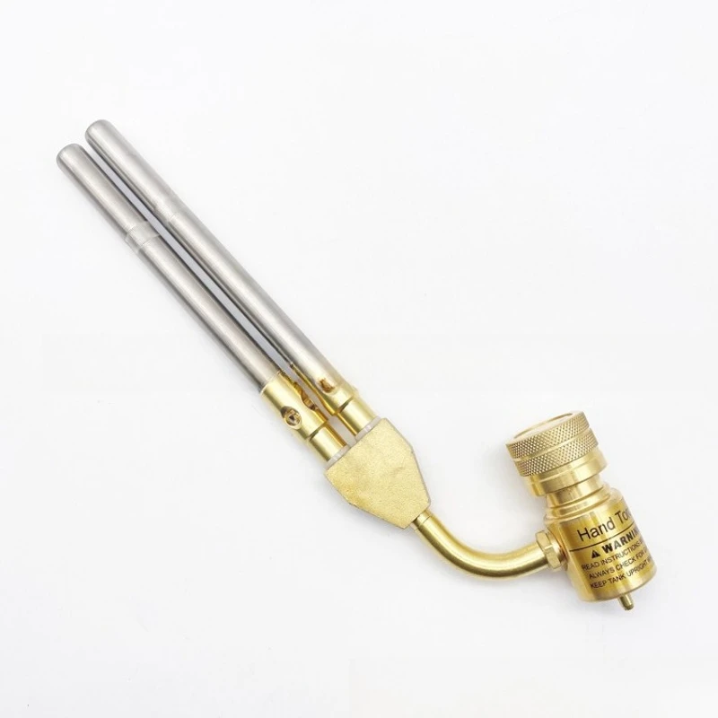 Portable Handheld Double Pipe Welding Torch for Refrigeration Anaerobic MAPP/Propane Gas
Portable Handheld Double Pipe Welding Torch for Refrigeration Anaerobic MAPP/Propane Gas