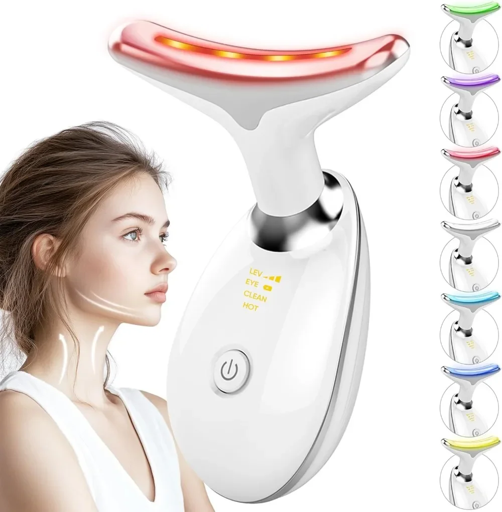 New Remove Double Chin Device LED Photon Heating Therapy Anti-Wrinkle Neck Care Tool Vibration Skin Lifting Tighten Massager
New Remove Double Chin Device LED Photon Heating Therapy Anti-Wrinkle Neck Care Tool Vibration Skin Lifting Tighten Massager