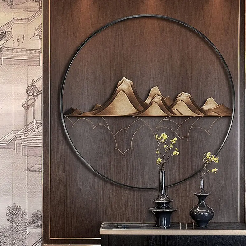 Metal Porch Landscape Wall Decoration Tea Room Wall Decoration Restaurant Porch Background Wall Pendant
Metal Porch Landscape Wall Decoration Tea Room Wall Decoration Restaurant Porch Background Wall Pendant