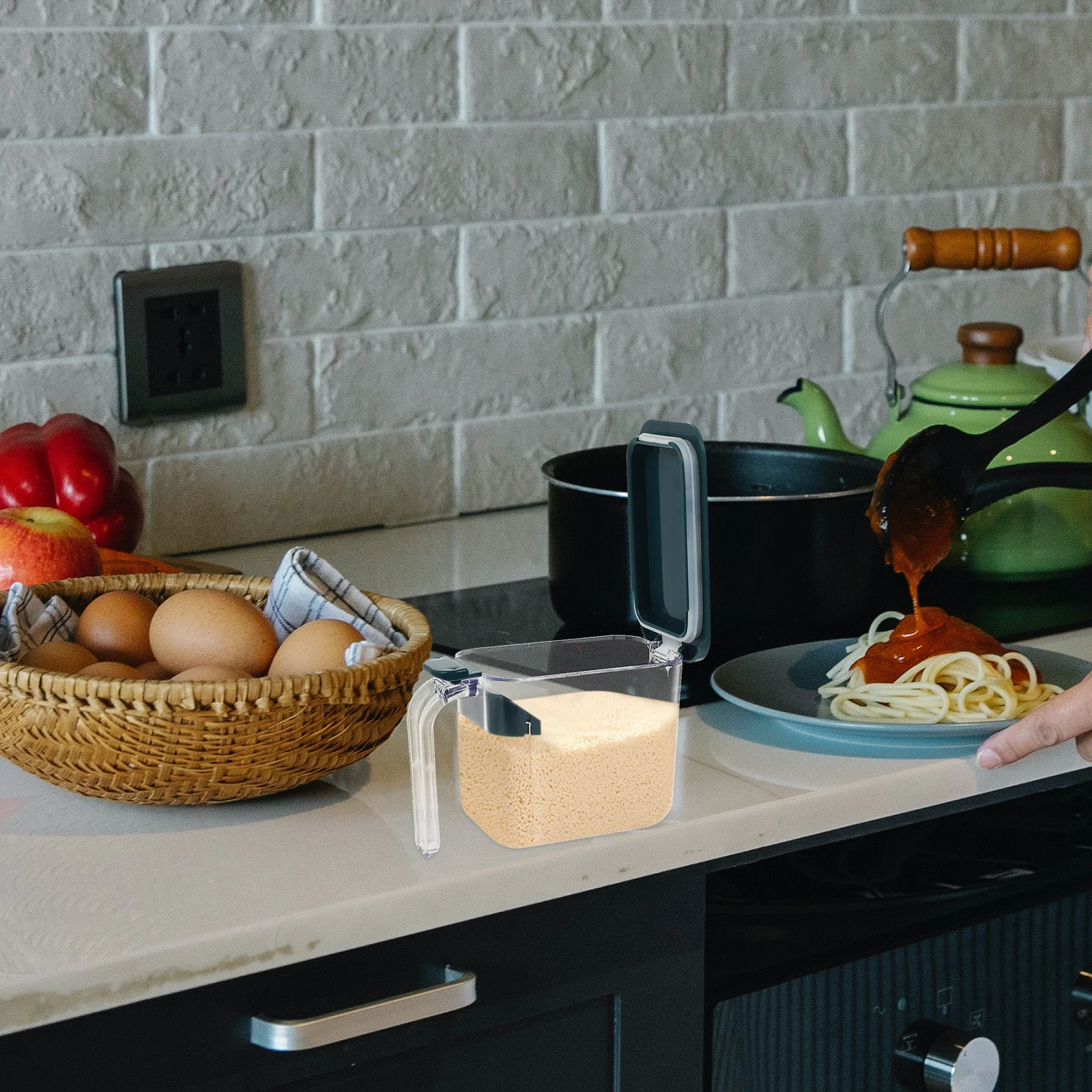 With Cover Spice Container Kitchen Gadget Salt Storage Organizer Pp Storage Box Household Container Multi Seasoning Box
With Cover Spice Container Kitchen Gadget Salt Storage Organizer Pp Storage Box Household Container Multi Seasoning Box
