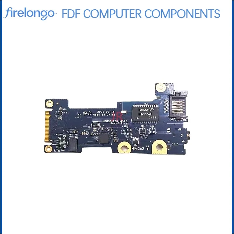 For Dell G15 5520 5521 G16 7620 Audio Board LS-L659P Replacement Sound Card
For Dell G15 5520 5521 G16 7620 Audio Board LS-L659P Replacement Sound Card