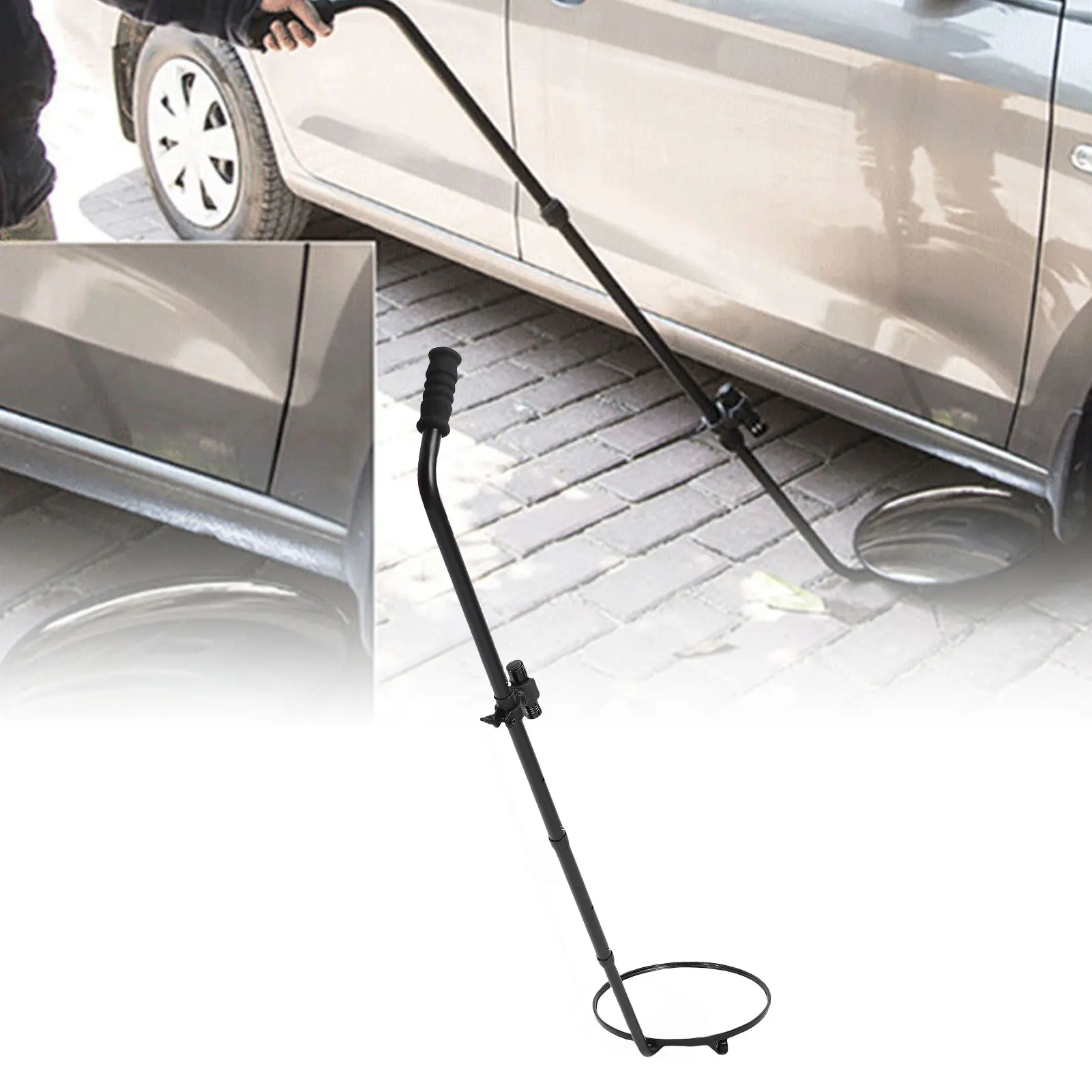 Under Car Inspection Mirror 30cm Diameter Telescoping Convex Search Mirror with 3 Wheels and LED Flashlight for Truck Equipment
Under Car Inspection Mirror 30cm Diameter Telescoping Convex Search Mirror with 3 Wheels and LED Flashlight for Truck Equipment