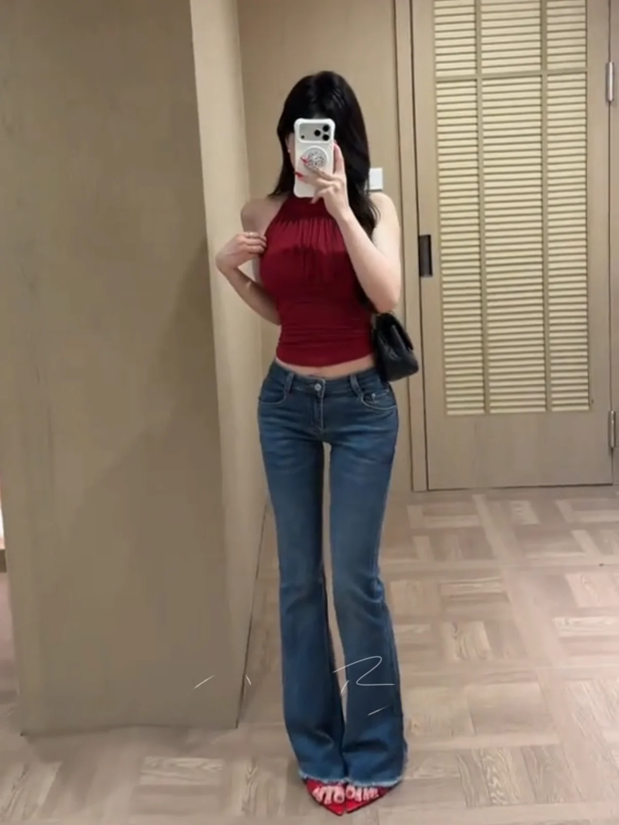 High Waist Slim Fit Micro Flared Jeans Slim Long Pants Plump Hip Korean Style Jeans High Elasticity Summer Season Girls Jeans
High Waist Slim Fit Micro Flared Jeans Slim Long Pants Plump Hip Korean Style Jeans High Elasticity Summer Season Girls Jeans