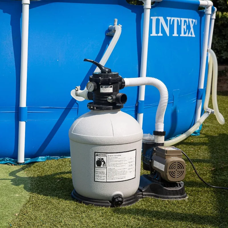 XtremepowerUS 16" Sand Filter Swimming Pool 3/4 HP Pool Pump Timer 15,000GAL Above Ground Pool Set
XtremepowerUS 16" Sand Filter Swimming Pool 3/4 HP Pool Pump Timer 15,000GAL Above Ground Pool Set