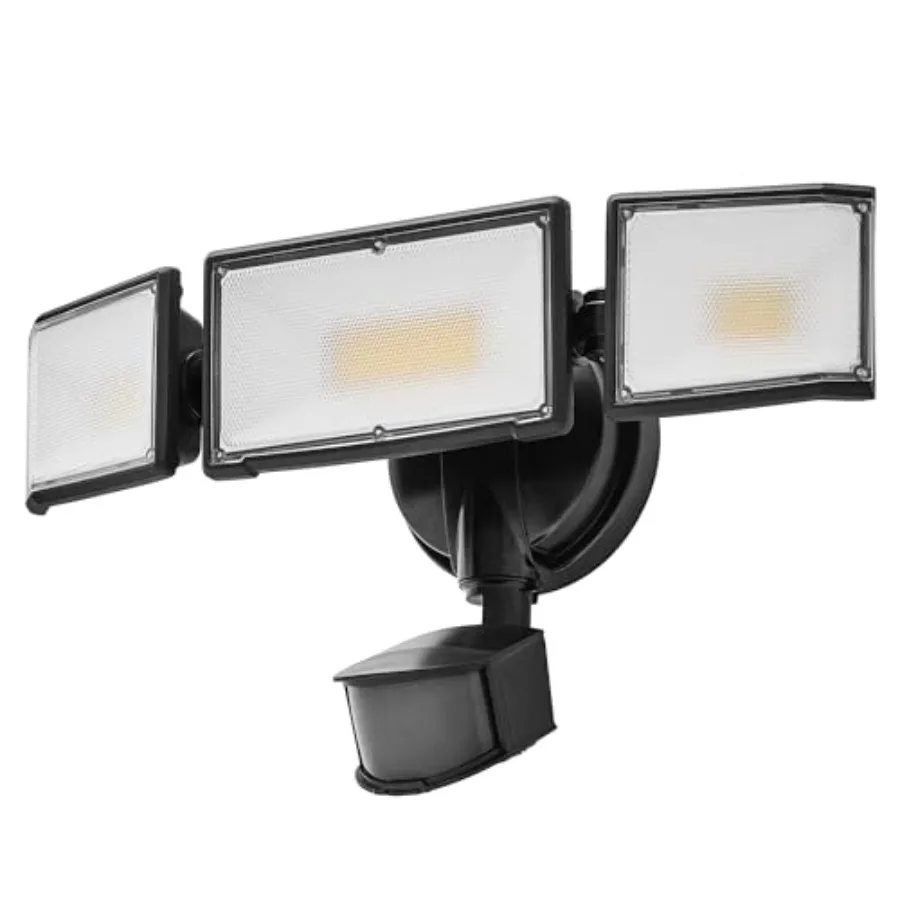 70W LED Security Lights with Motion Sensor Outdoor 7000 Lumen Super Bright 3000K/5000K Light IP65 Waterproof Dusk to Dawn 3 Hea
70W LED Security Lights with Motion Sensor Outdoor 7000 Lumen Super Bright 3000K/5000K Light IP65 Waterproof Dusk to Dawn 3 Hea