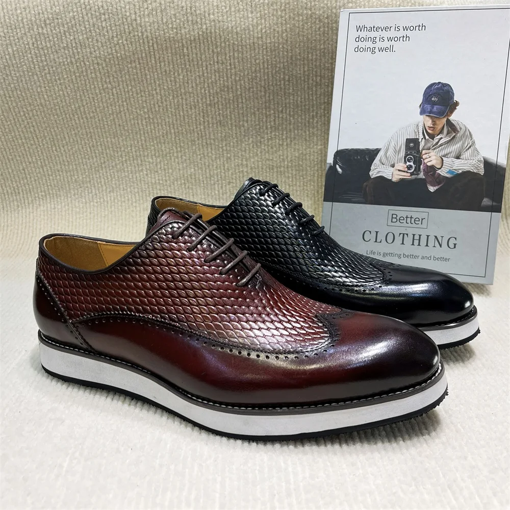 Men's Genuine Leather Loafers Slip-on Casual Shoes Handmade Comfortable Flat Sneakers for Daily Office Outdoor Street Wear
Men's Genuine Leather Loafers Slip-on Casual Shoes Handmade Comfortable Flat Sneakers for Daily Office Outdoor Street Wear