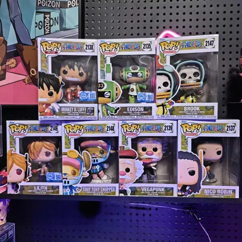 Funko POP One Piece Egghead Island Collectible Figures - Luffy Ace Brook Lilith Chopper Vegapunk Robin Anime Action Figure Gift