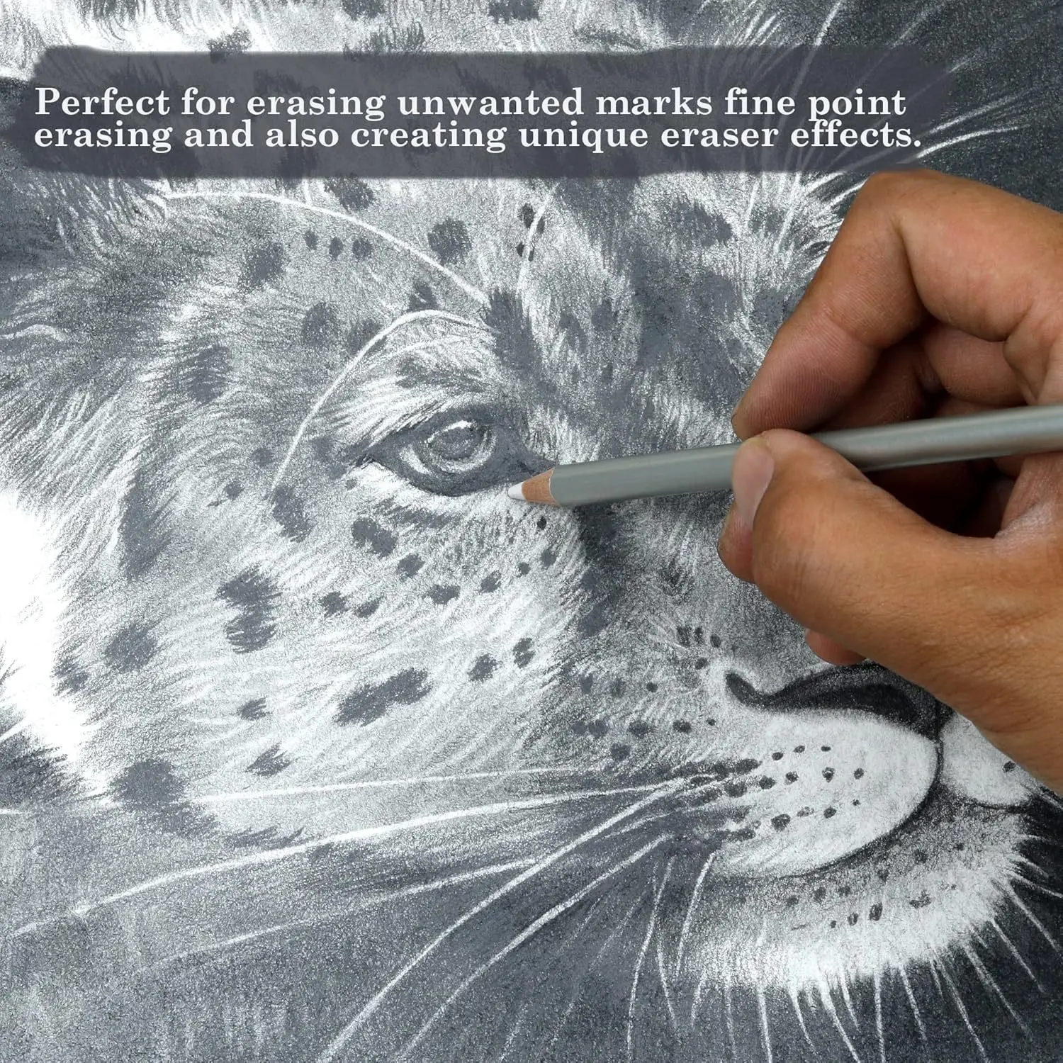 KALOUR 8pcs Eraser Brush Pen Set,Precision Highlight&Detail Drawing Tool,Dual-Tip Design Ldeal For Sketching,Mang,Illustration
KALOUR 8pcs Eraser Brush Pen Set,Precision Highlight&Detail Drawing Tool,Dual-Tip Design Ldeal For Sketching,Mang,Illustration