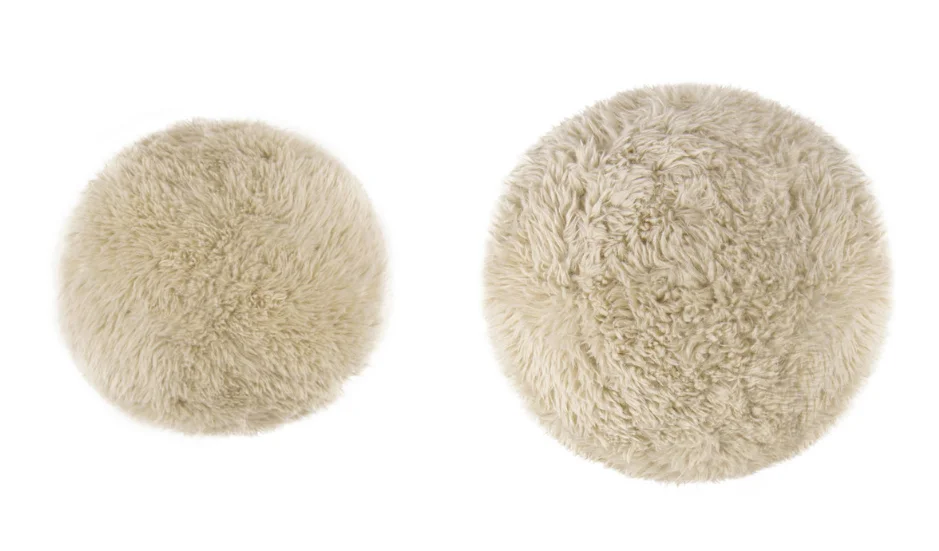 Teddy 11" & 9" Round Sphere Accent Ball Throw Pillow, Set of 2, Cream Beige
Teddy 11" & 9" Round Sphere Accent Ball Throw Pillow, Set of 2, Cream Beige