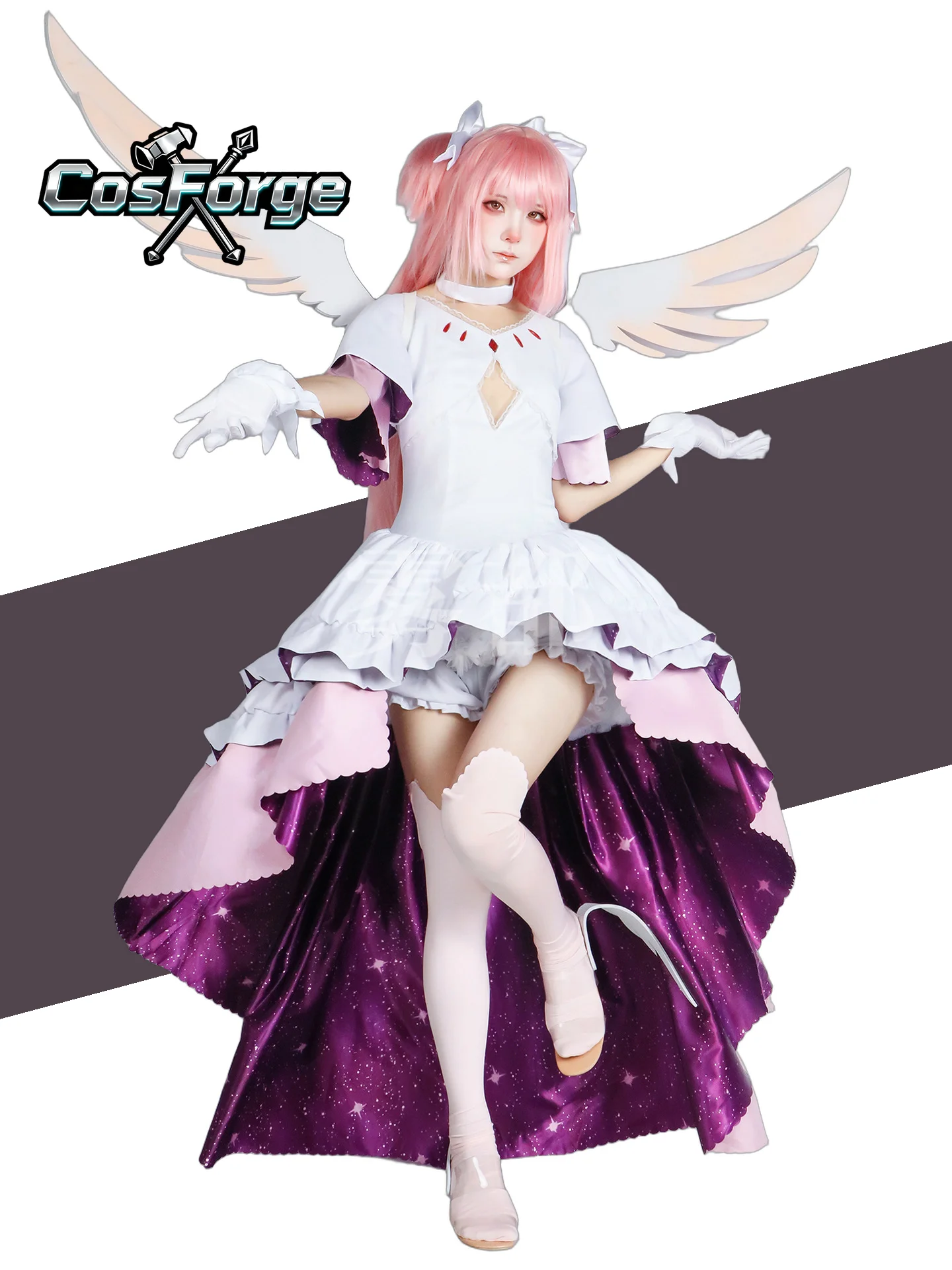 Ultra Madoka Cosplay Costume Ultimate Kaname God Mahoushoujo Magic Girl Puella Magi Magica Set Wig Halloween
Ultra Madoka Cosplay Costume Ultimate Kaname God Mahoushoujo Magic Girl Puella Magi Magica Set Wig Halloween