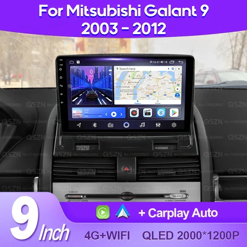 QSZN для Mitsubishi Galant 9 2003-2012 Android 13 Автомобильный радиоприемник Мультимедийный видеоплеер GPS 4G CarPlay Автоматический головное устройство Навигация
QSZN для Mitsubishi Galant 9 2003-2012 Android 13 Автомобильный радиоприемник Мультимедийный видеоплеер GPS 4G CarPlay Автоматический головное устройство Навигация