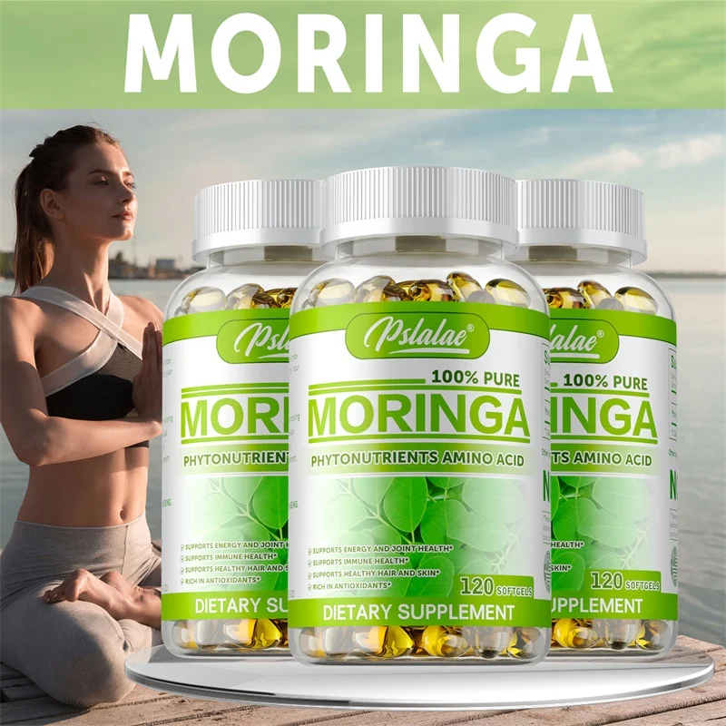 Moringa Capsules - Enhances Immune System, Promotes Metabolism, Natural Anti-inflammatory, Helps Detoxification, Antioxidant
Moringa Capsules - Enhances Immune System, Promotes Metabolism, Natural Anti-inflammatory, Helps Detoxification, Antioxidant