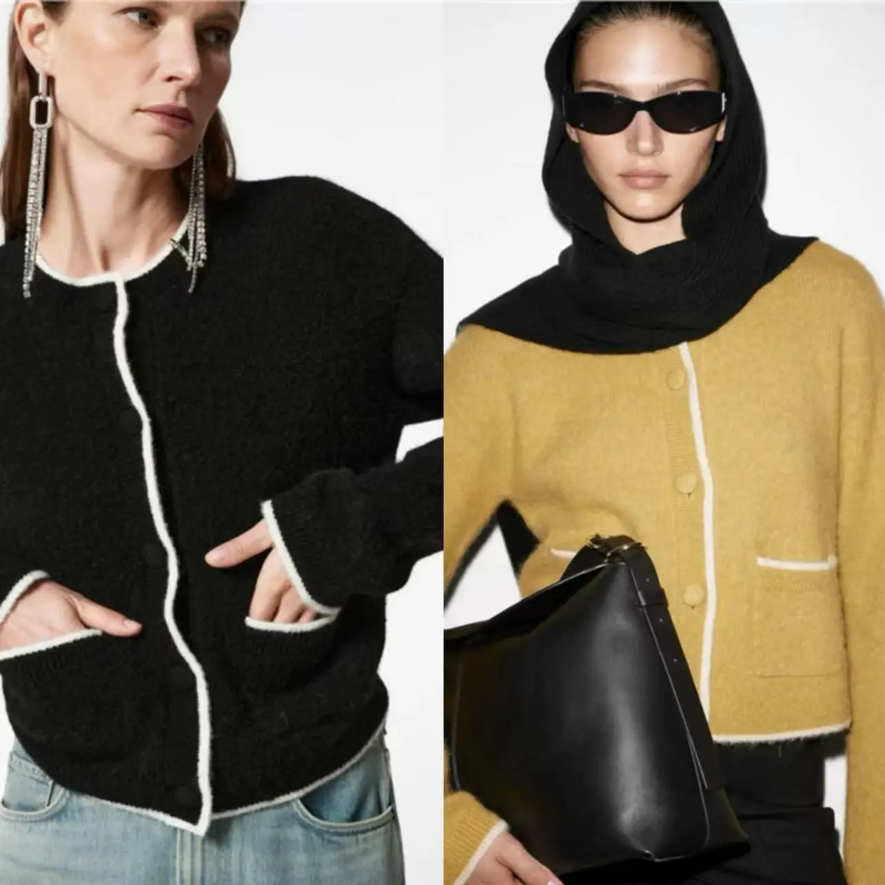 Ретро-кардиган с контрастными цветами, вязаный, свободного кроя, шерстяной, с длинными рукавами, круглым вырезом, на двойных пуговицах, легкий, люксовый, женский.
Ретро-кардиган с контрастными цветами, вязаный, свободного кроя, шерстяной, с длинными рукавами, круглым вырезом, на двойных пуговицах, легкий, люксовый, женский.